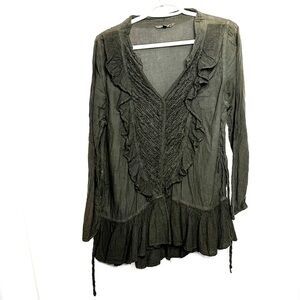 Kai Moon Black Blouse Natural fabric